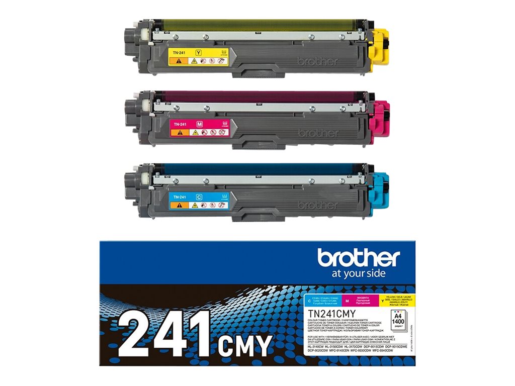 Brother TN241CMY - 3er-Pack - Gelb Cyan Magenta