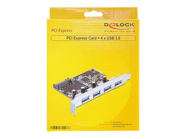 Delock USB-Adapter - PCIe 2.0 - USB 3.0 x 4