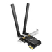 TP-LINK ARCHER TX55E - Kabellos - PCI Express - WLAN  Bluetooth - Wi-Fi 6 (802.11ax) - 2402 Mbits - Schwarz