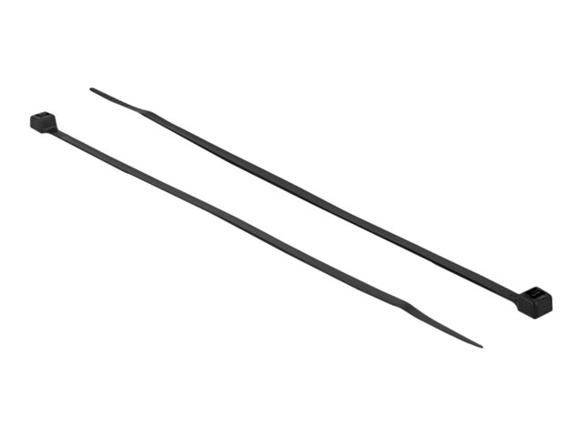Delock Kabelbinder - hohe Zugfestigkeit - 20 cm - Schwarz (Packung mit 100), Ansicht 3