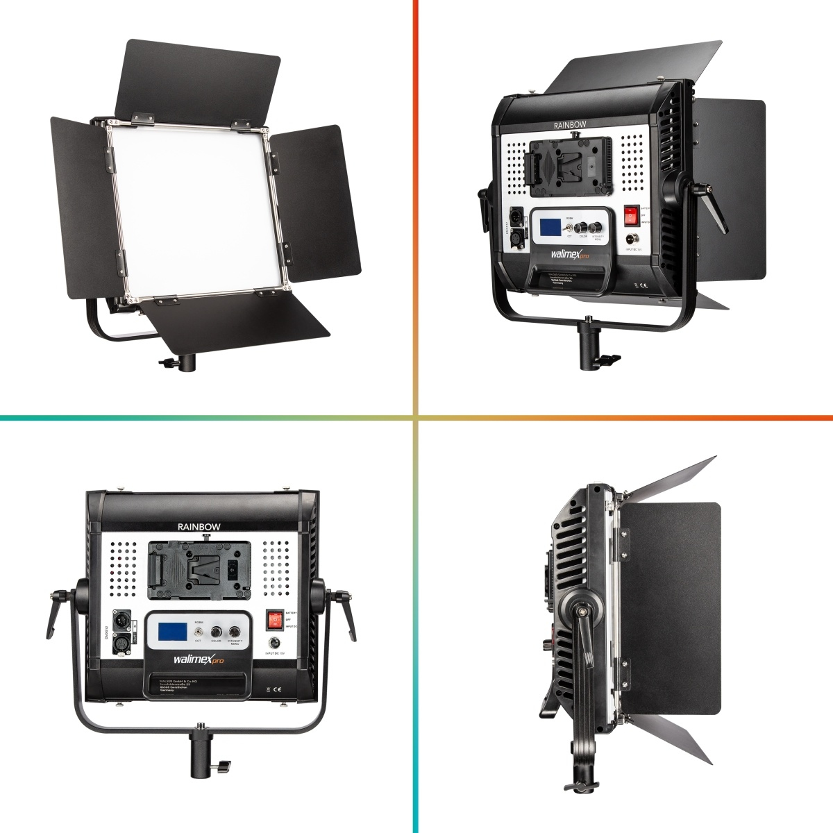 Walimex Rainbow - 50 W - LED - 50000 h - Kaltweiße - Warmweiß - 50 W - 3121 lm, Ansicht 3