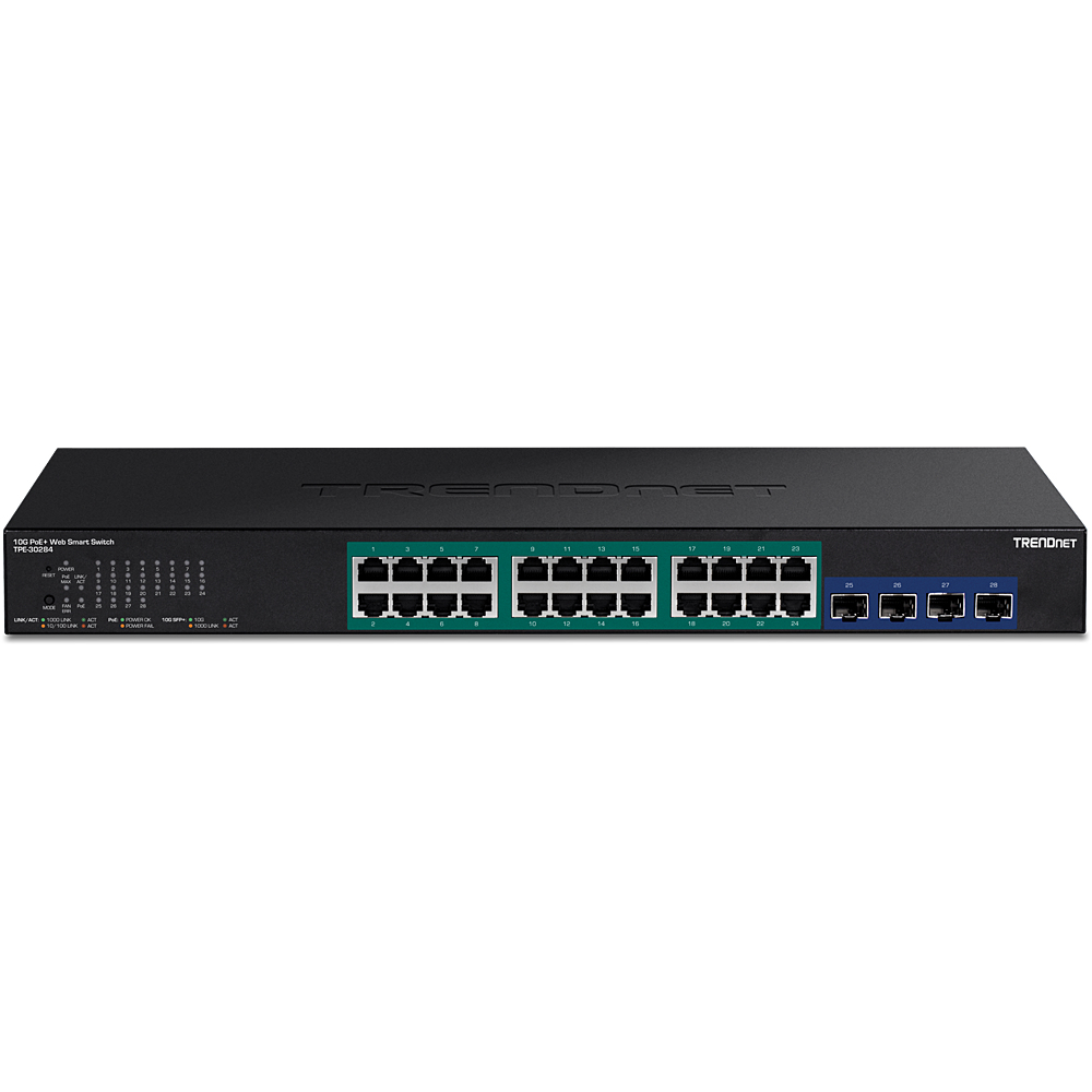 TRENDnet TPE 30284 - Switch - Smart - 24 x 10/100/1000 (PoE+), Ansicht 4