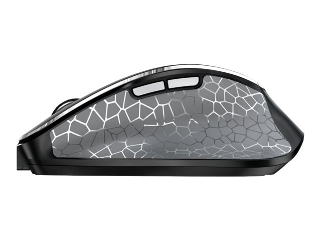 Cherry MW 8C ERGO - Maus - ergonomisch - optisch - 6 Tasten - kabellos - 2.4 GHz Bluetooth 4.0 - kabelloser Empfänger (USB)