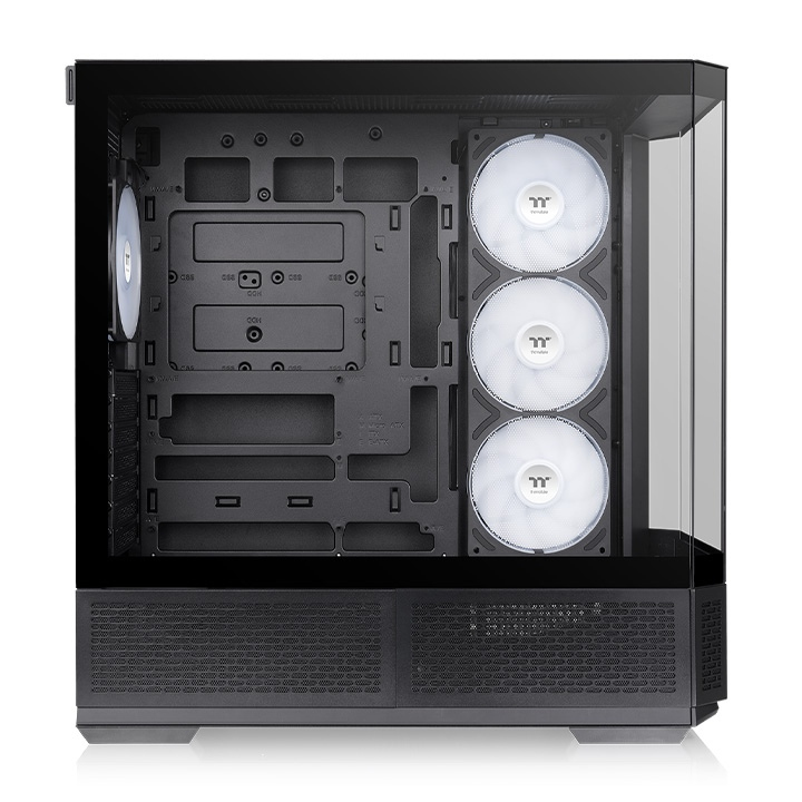 Thermaltake View 370 TG ARGB schwarz Tempered Glass x 3, Ansicht 2