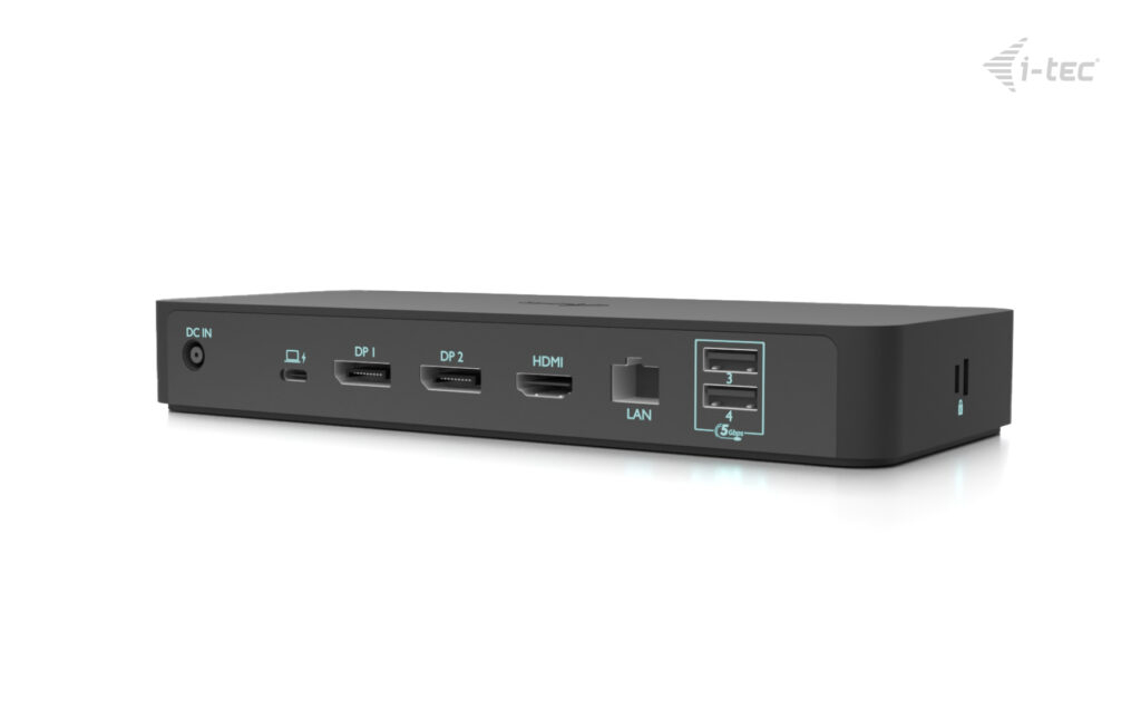 i-tec Dockingstation - USB-C / USB4 / Thunderbolt 3 / Thunderbolt 4 / Thunderbolt 5, Ansicht 3