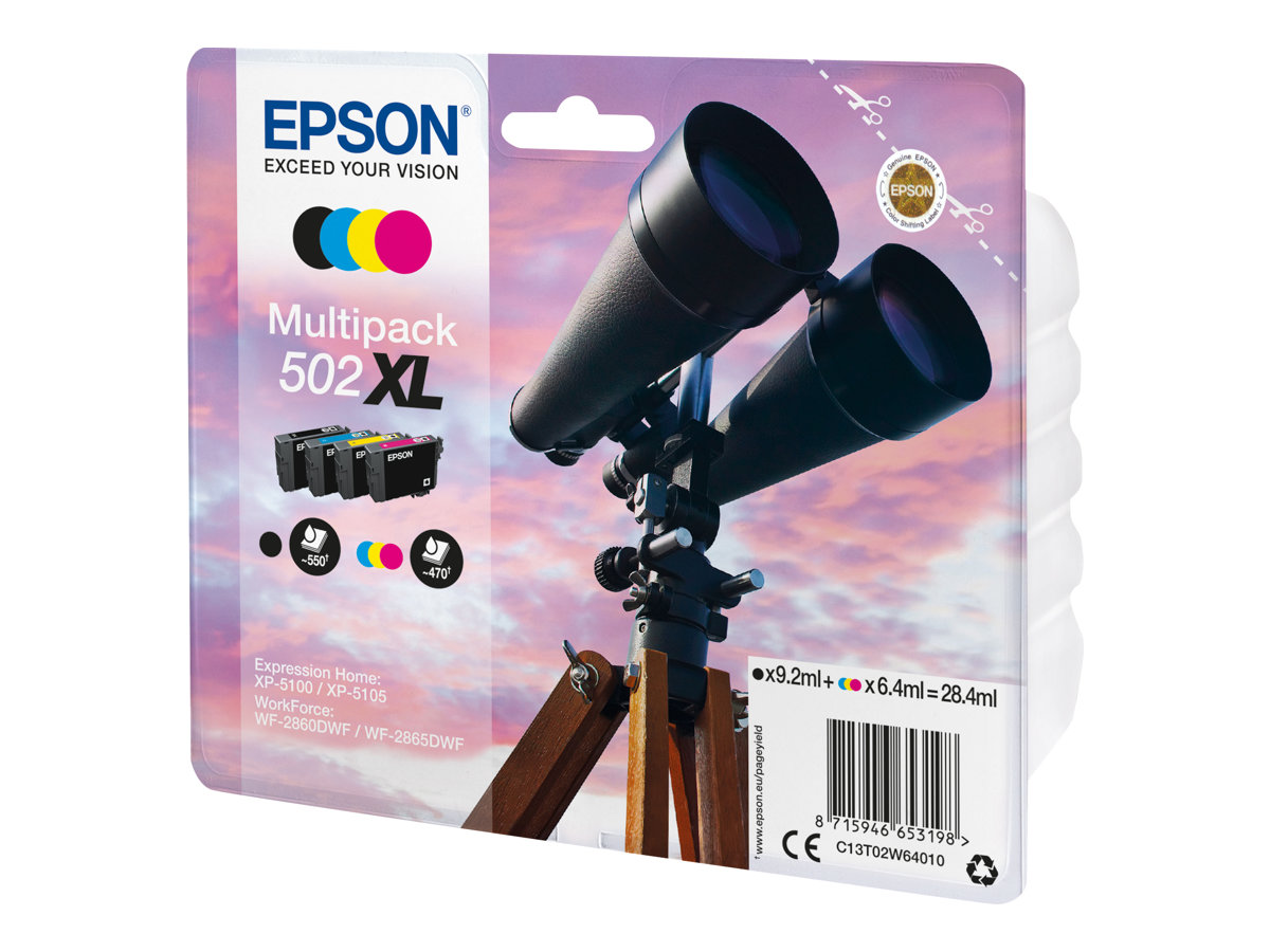 Epson 502XL Multipack - 4er-Pack - 28.4 ml