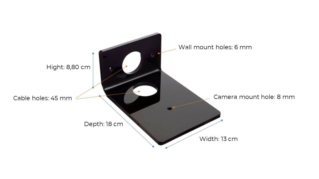 VivoLink VLSHELF-M - Kamera-Regal - Transparent - Acryl - 150 mm - 200 mm - 88 mm, Ansicht 2