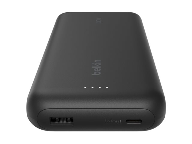 Belkin 20k PD30w Integrated USB-C Cable Power Bank Black, Ansicht 2