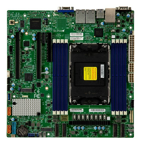 Supermicro X13SEM-F - Motherboard - micro ATX - LGA4677 Socket-E - Intel C741 Chipsatz, Ansicht 2