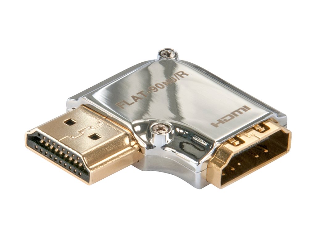 Lindy CROMO - HDMI rechtwinkliger Adapter - HDMI männlich zu HDMI weiblich