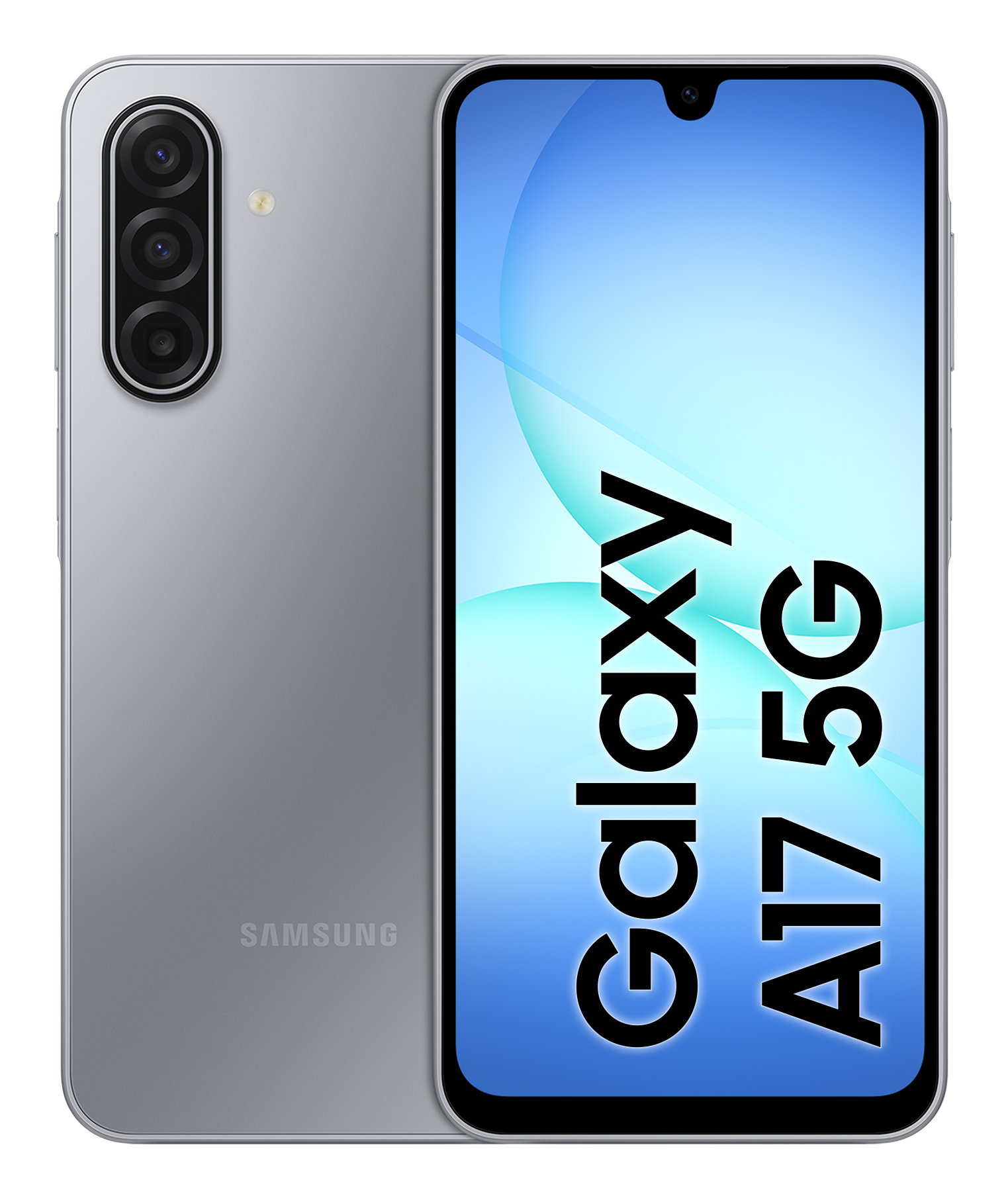 Samsung Galaxy A17 5G - Dual-SIM - RAM 4 GB / Speicher 128 GB - microSD slot - OLED-Display - 6.7 - 90 Hz - Grau, Ansicht 2
