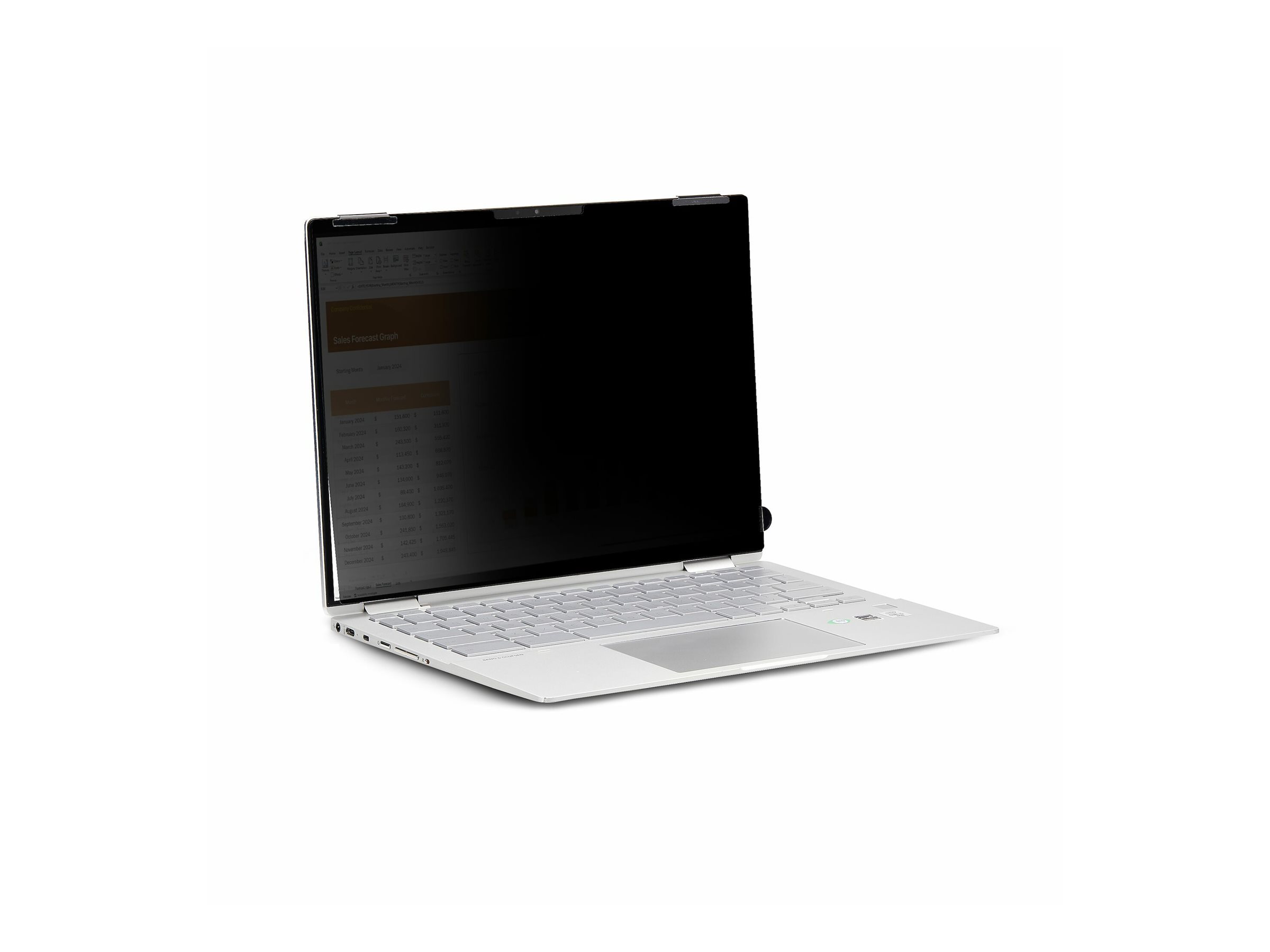 StarTech.com 13,5" 3:2 Laptop-Touch Blickschutzfilter, Flip-Over - Blickschutzfilter für Notebook - Klebestreifen, Schiebelaschen, Flexi-Scharniere - 34.3 cm (13.5")