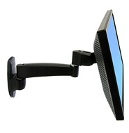 Ergotron 200 Series - Befestigungskit (Wandarm) - für Monitor - 1 Verlängerung - Stahl - Schwarz, Ansicht 2