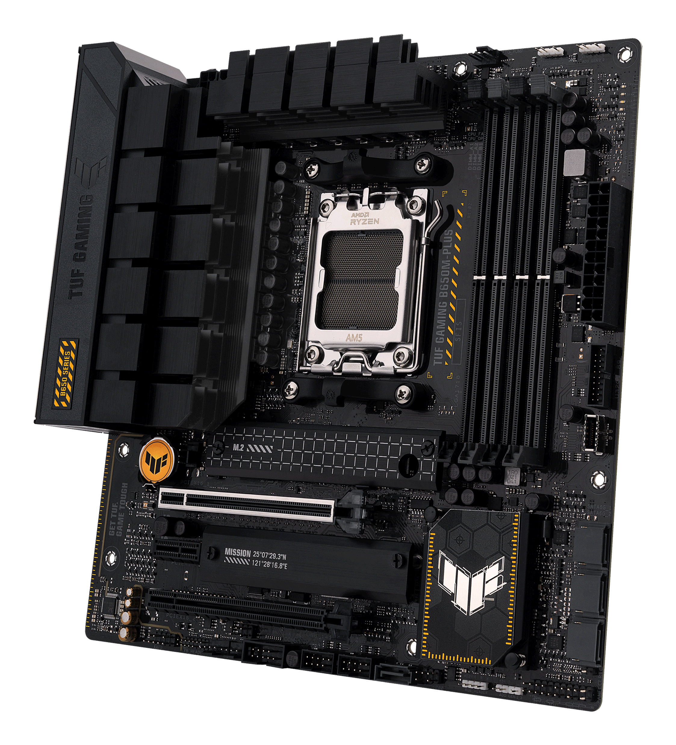 ASUS TUF Gaming B650M-Plus WIFI - Motherboard - micro ATX - Socket AM5 - AMD B650 Chipsatz, Ansicht 2