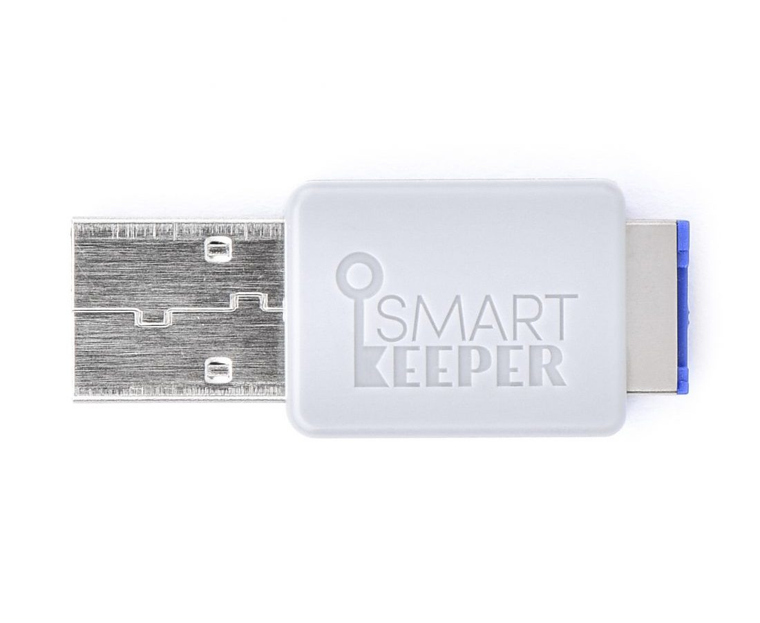 Smart Keeper BasicUSB Stick verriegelbar 32GB dunkelblau - Micro SD, Ansicht 3