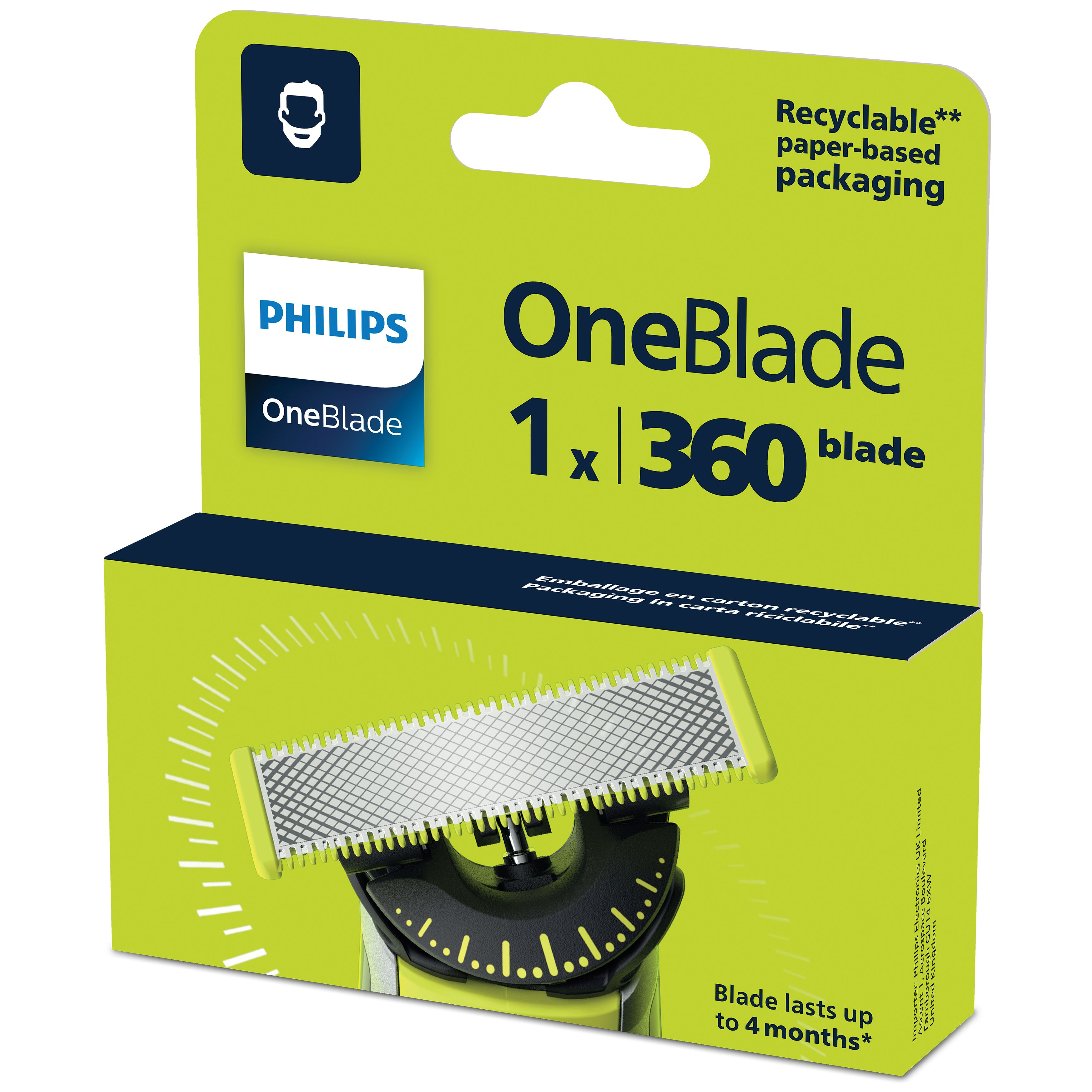 Philips OneBlade 360 QP410 - Ersatzklinge - für, Ansicht 3