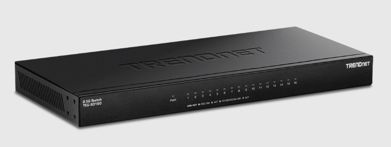 TRENDnet 16-PORT UNMANAGED 2.5G DESKTOP, Ansicht 3