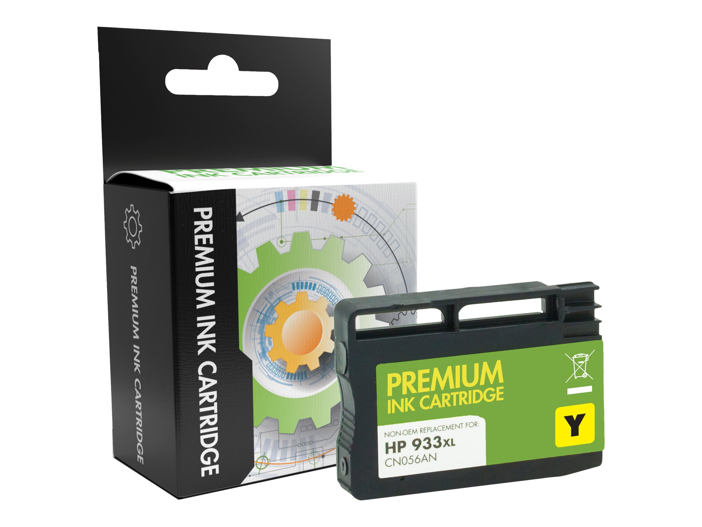 STATIC CONTROL STATIC Ink cartridge compatible with HP CN056AE 932XL yellow remanufactured 825 pages