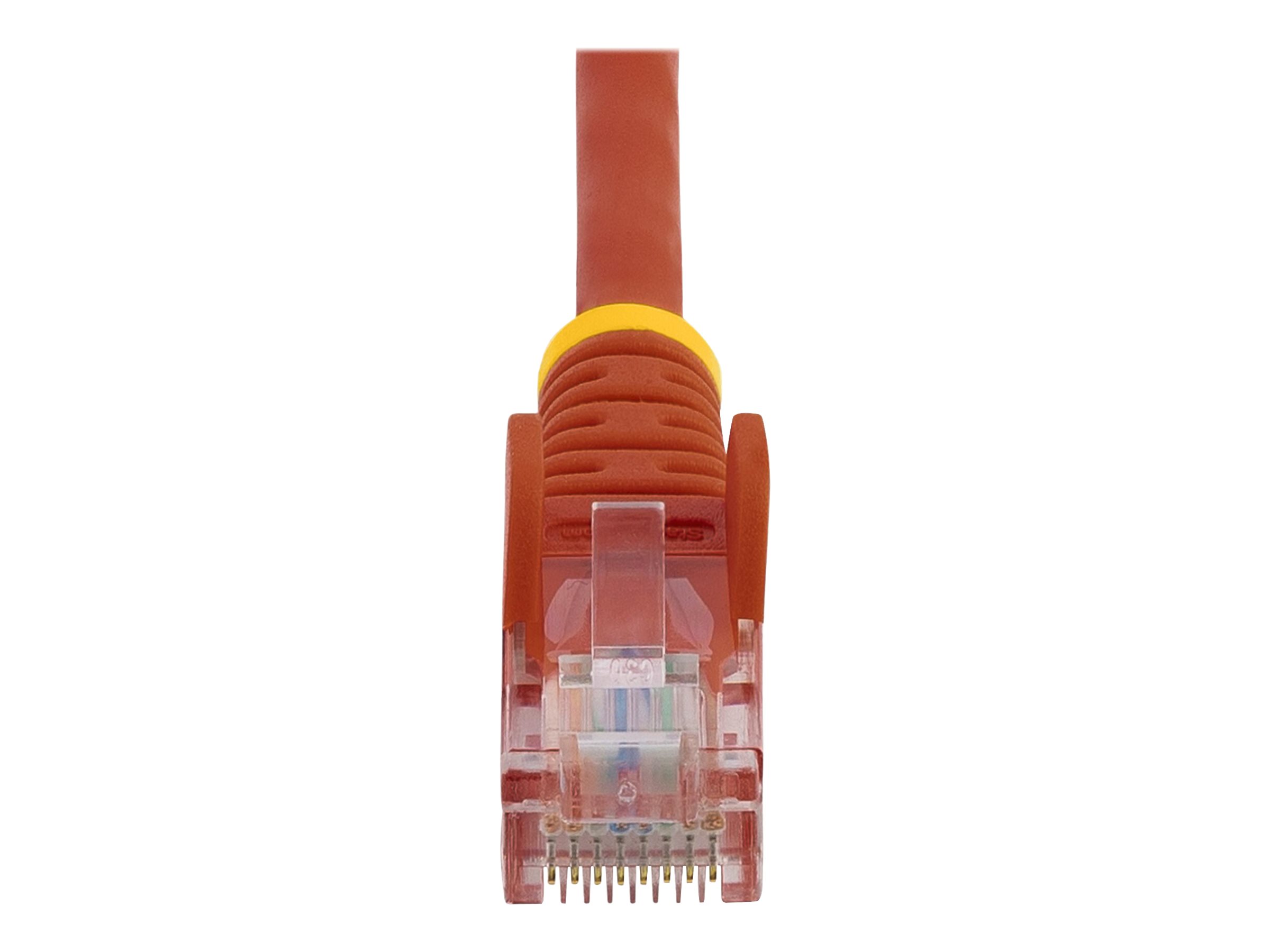 StarTech.com 0,5m Cat5e Ethernet Netzwerkkabel Snagless mit RJ45 - Cat 5e UTP Kabel - Rot - Patch-Kabel - RJ-45 (M)
