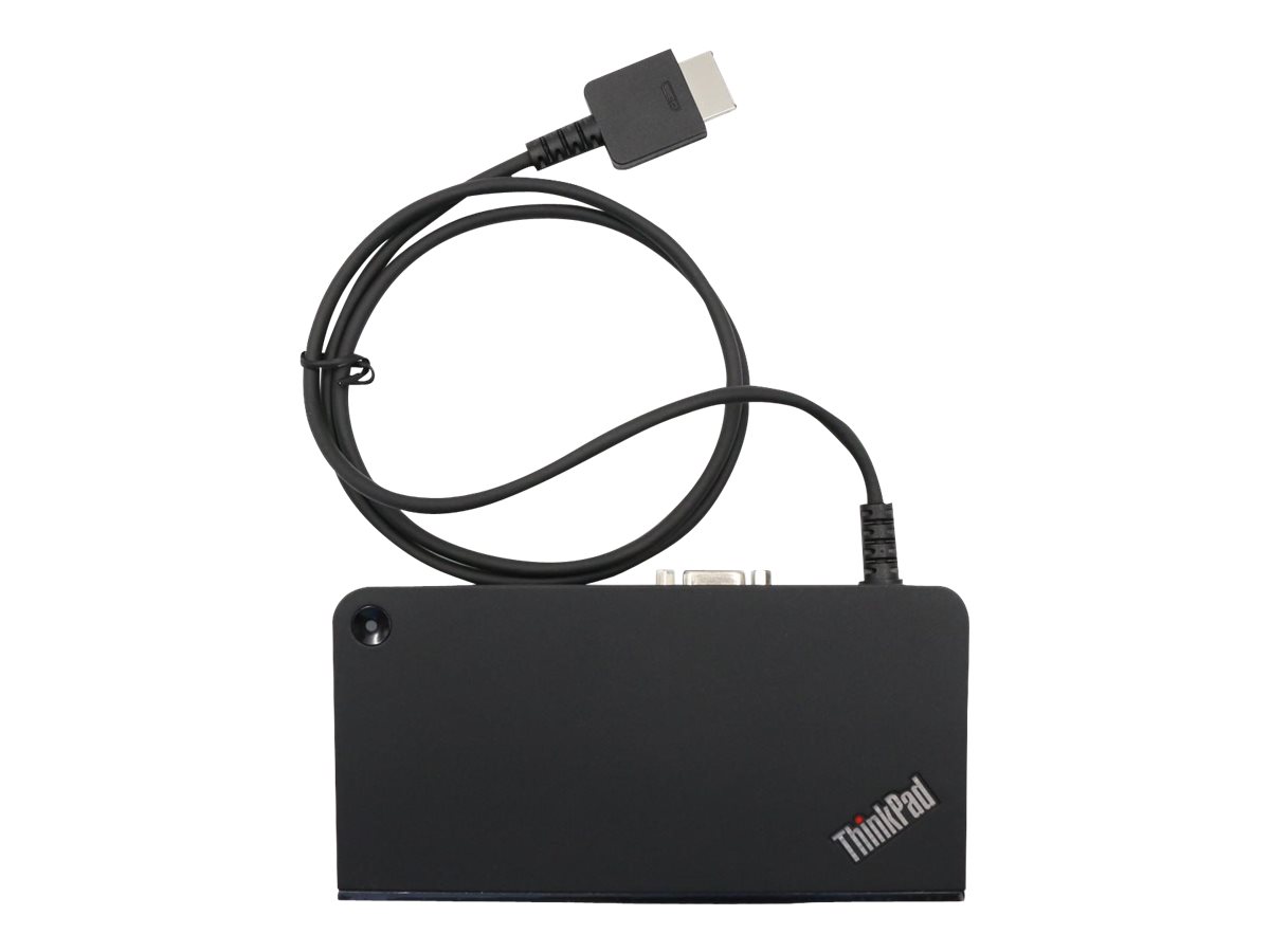Lenovo 03X6300 - Kabelgebunden - OneLink+ - 3,5 mm - 10,100,1000 Mbit/s - Schwarz, Ansicht 3