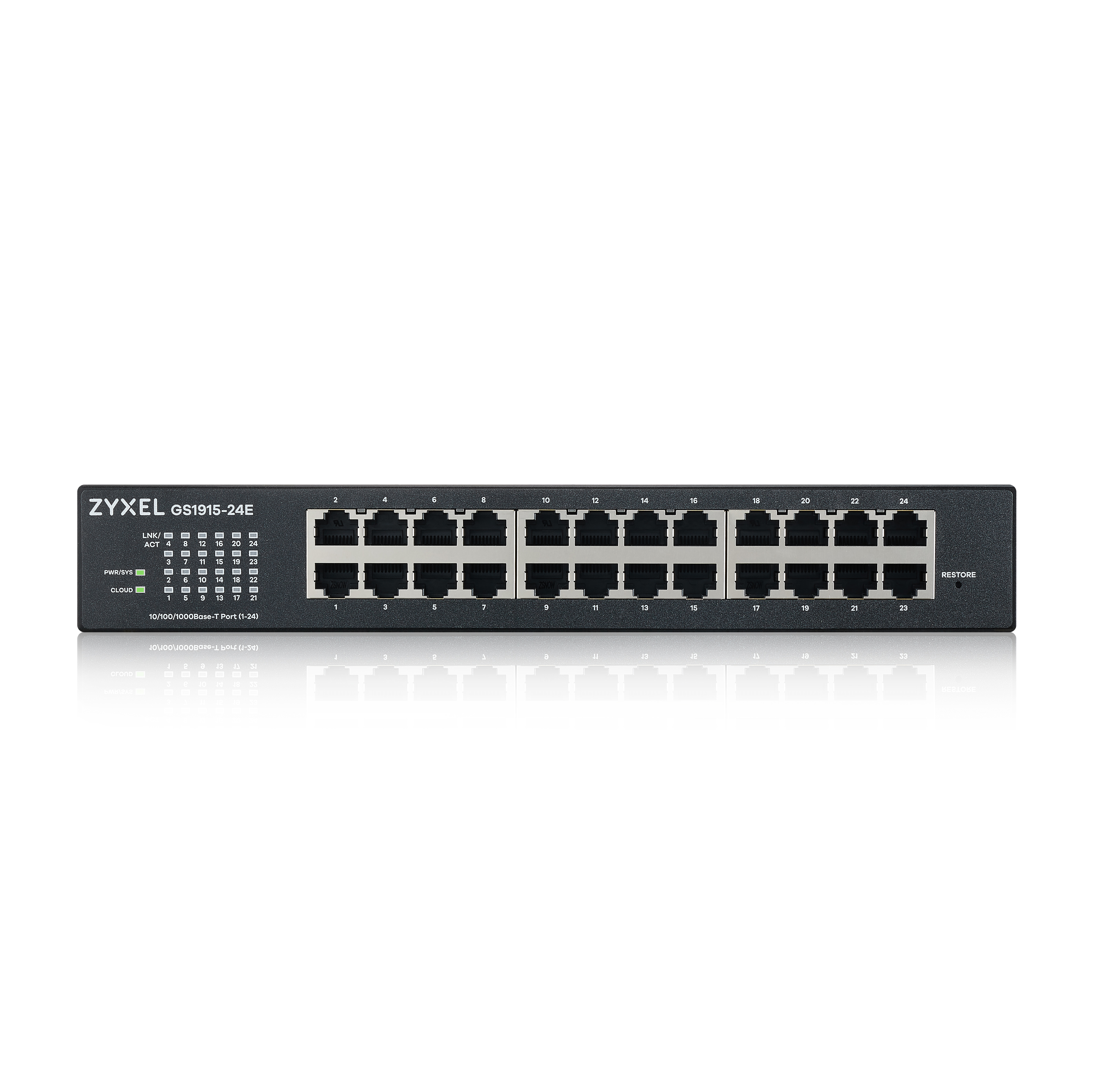 ZyXEL GS1915 Series GS1915-24E - Switch - kompatibel mit NebulaFLEX, Ansicht 3
