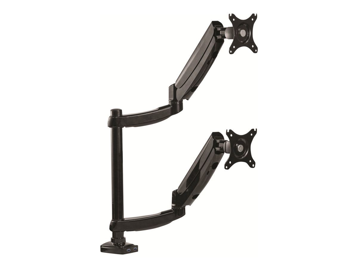 Fellowes Platinum Monitor Arm - Befestigungskit für 2 Monitore (einstellbarer Arm), Ansicht 3