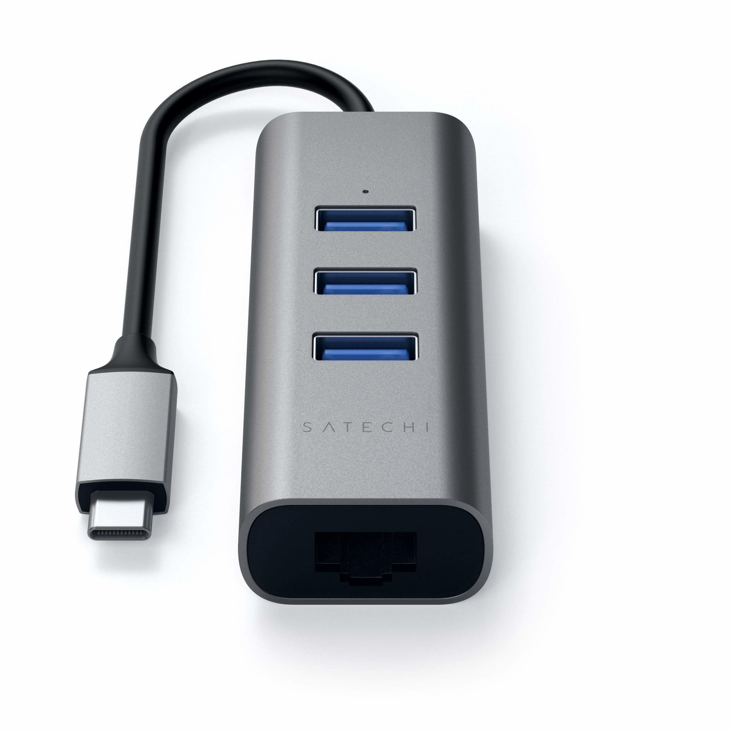 Satechi ST-TC2N1USB31AM - USB 3.2 Gen 1 (3.1 Gen 1) Type-C - Grau - USB - 95,2 mm, Ansicht 3