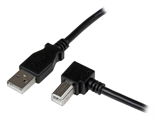 StarTech.com 3m USB 2.0 A auf B Kabel rechts gewinkelt - St/St - USB Druckerkabel - USB-Kabel - USB Typ B (M), Ansicht 2