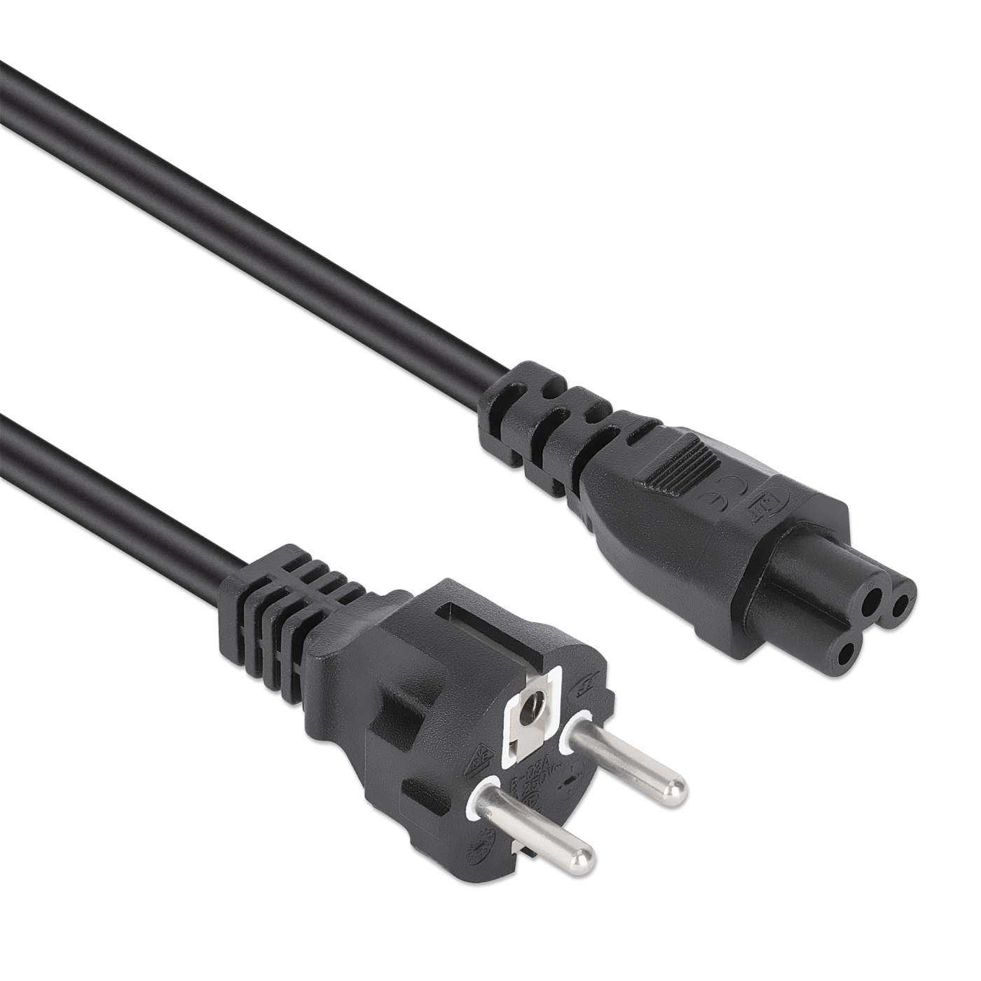 Manhattan Stromkabel C5 auf Schutzkontakt - Strom/Netzteil - 1 m, Ansicht 4