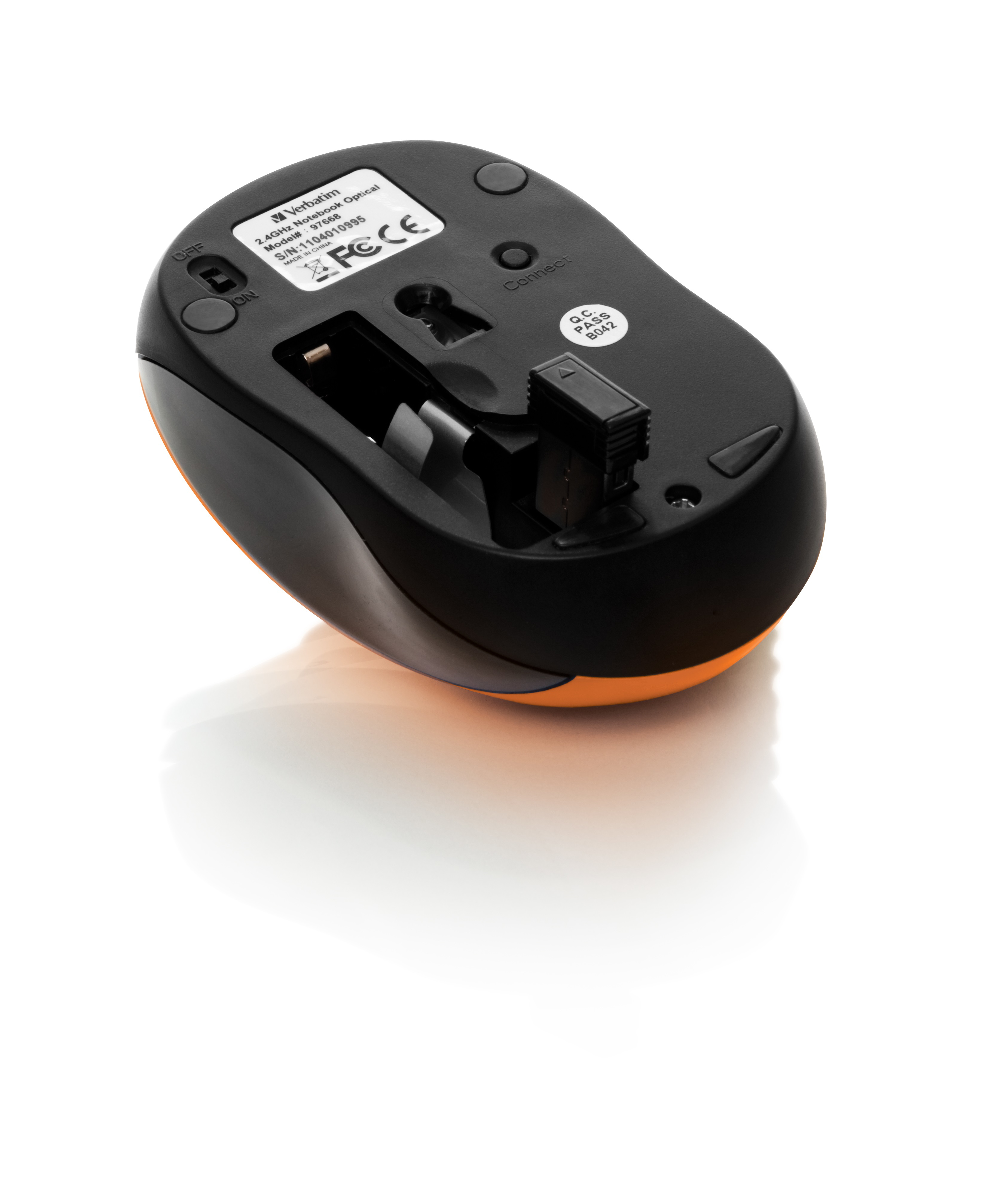 Verbatim Wireless Mouse GO NANO - Maus - optisch - kabellos - RF - kabelloser Empfänger (USB), Ansicht 2