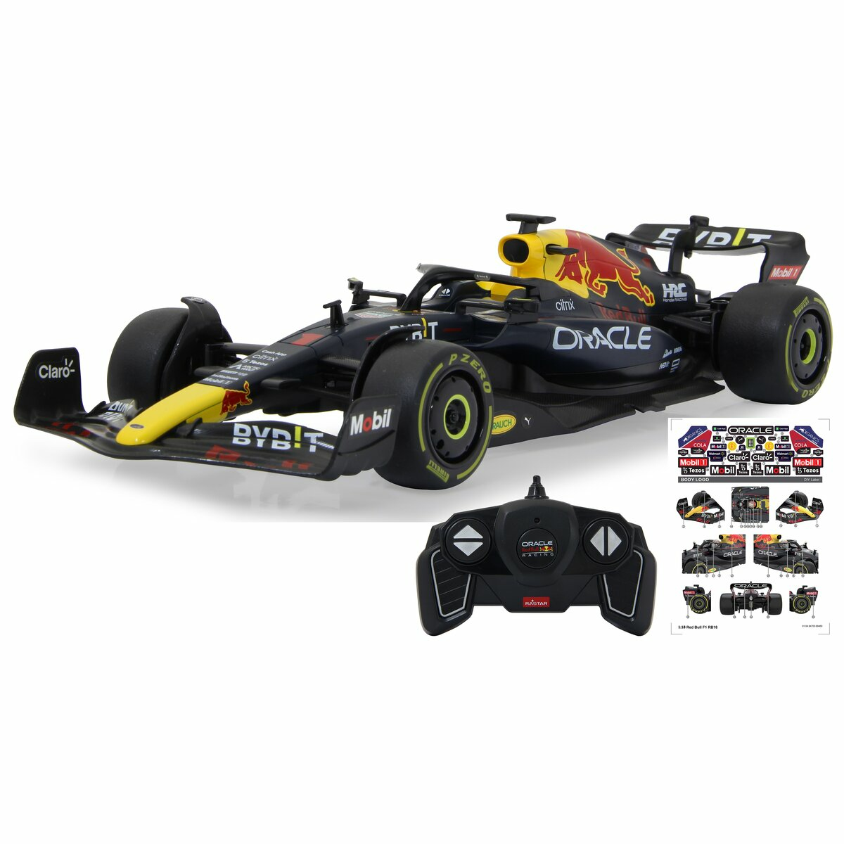 JAMARA Oracle Red Bull Racing RB18 1 18 2.4 GHz dunkelblau, Ansicht 3