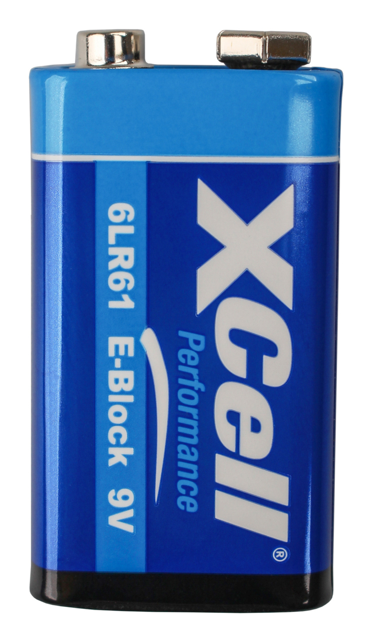 XCell Batterie Performance Alkaline 6LR61 Block 1St. - Batterie - 9V-Block, Ansicht 4