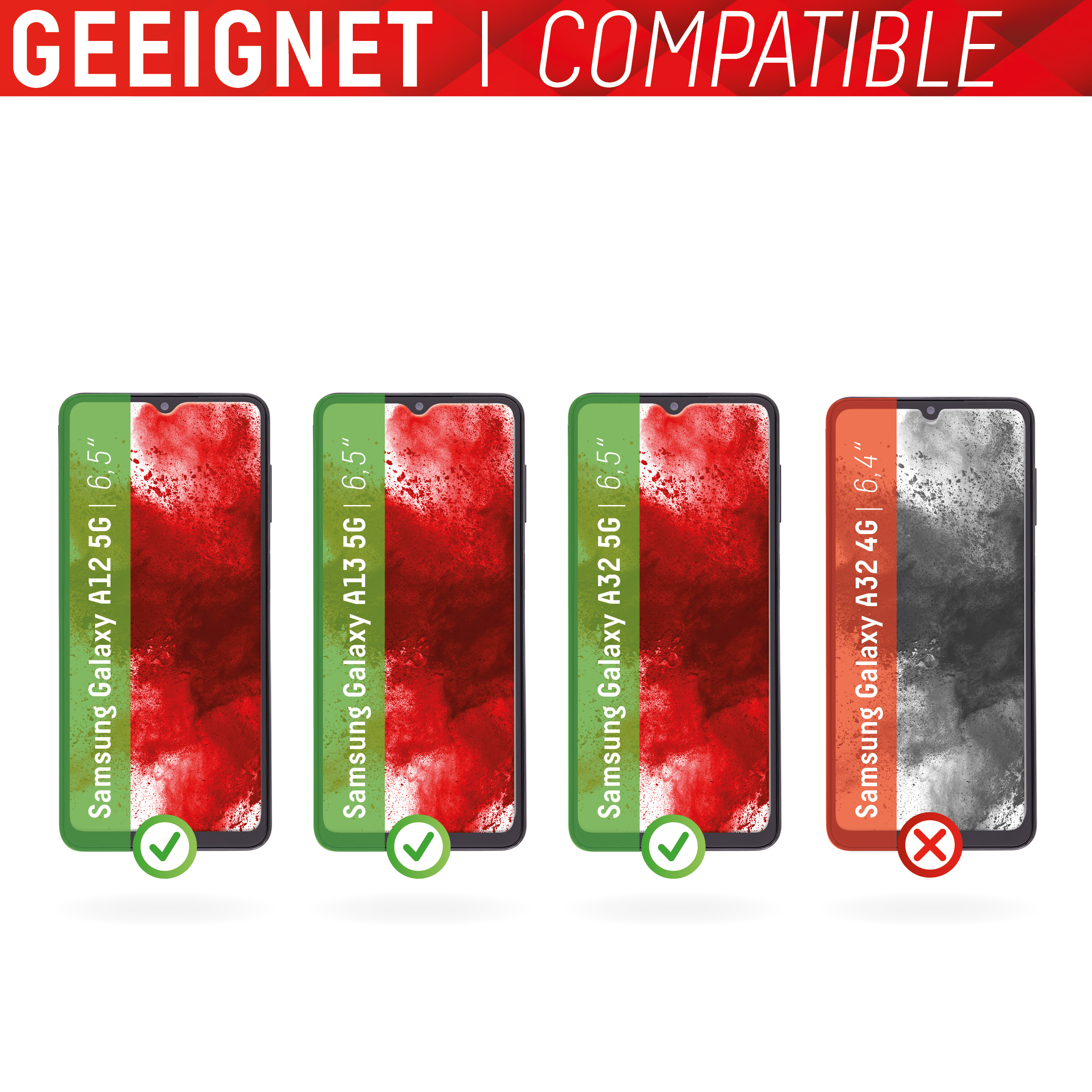 E.V.I. DISPLEX Smart Glass Samsung Galaxy A12/A13/A32 5G, Ansicht 3