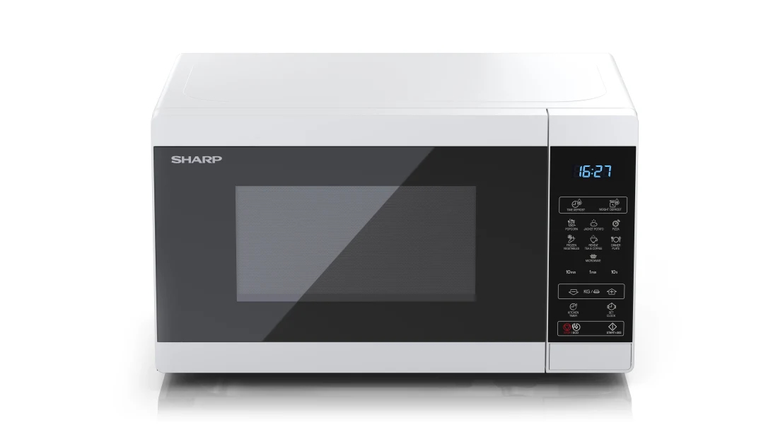 Sharp YC-MS02E-W microwave Countertop Solo 20 L 800 W Black White, Ansicht 3