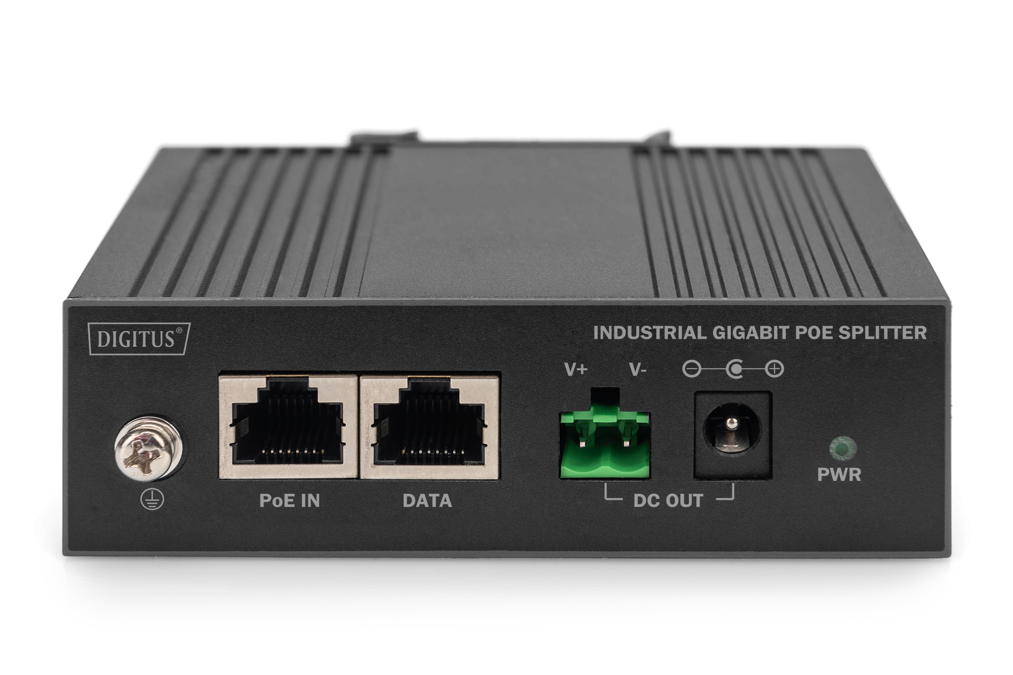 DIGITUS Gigabit Ethernet PoE Splitter, Industrial, 60W, Ansicht 3