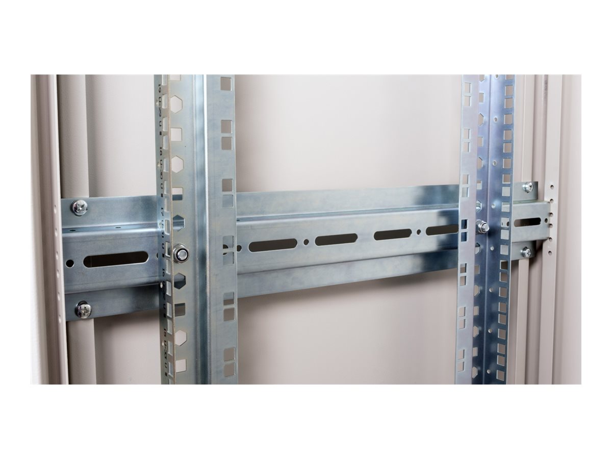 ROLINE 19 Zoll Netzwerkschrank Pro 47 HE 600x600 BxT Glastür grau, Ansicht 4