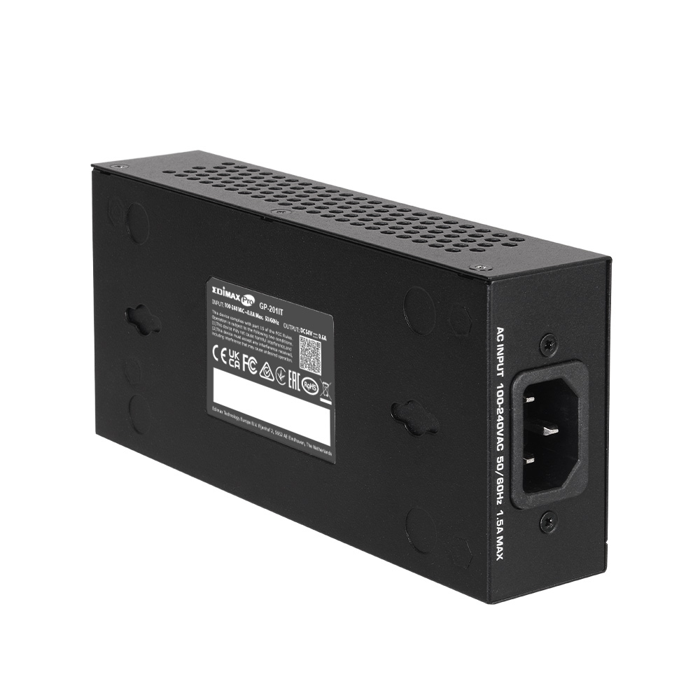 Edimax Pro GP-201IT - Power Injector - Wechselstrom 100-240 V, Ansicht 3