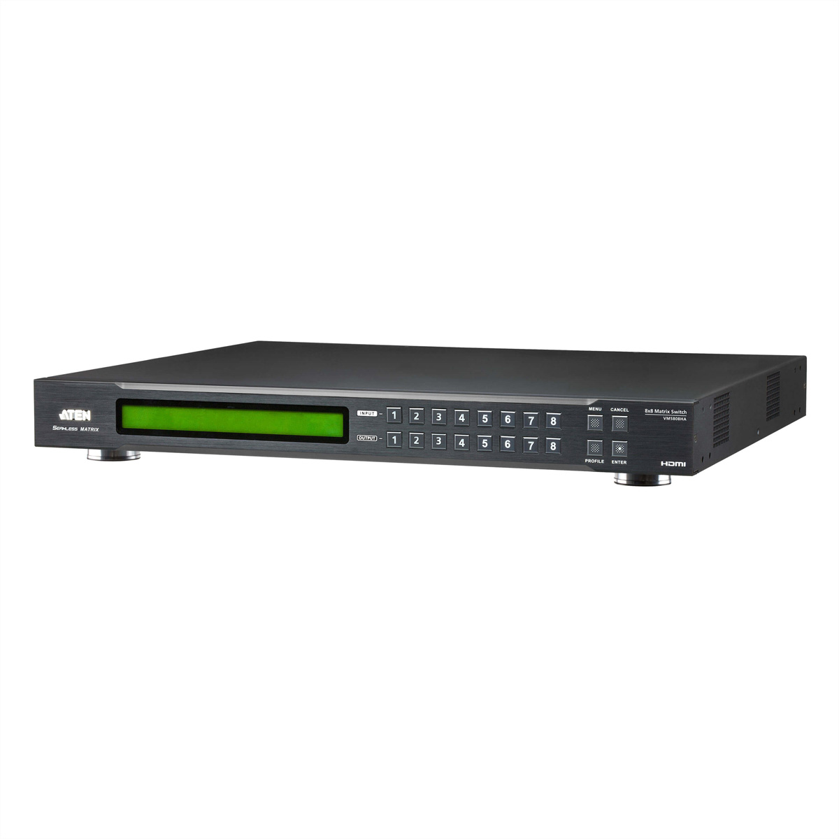 ATEN VM5808HA - VideoAudio-Schalter - 8 x 8 HDMI Matrix mit Scaler