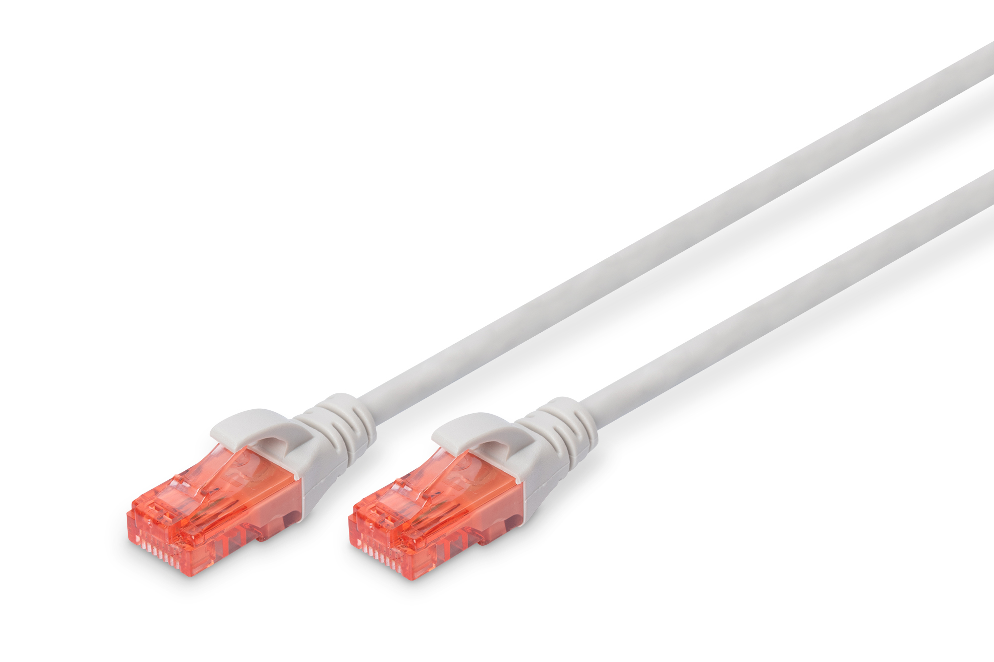 DIGITUS CAT 6 U/UTP Patchkabel - LSZH, 1 m, Cat6, U/UTP (UTP), RJ-45, RJ-45, Grau