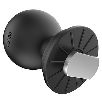 Ram Mounts RAM Track Ball with T-Bolt Attachment - Montagekomponente (Gummiball, T-bolt attachment), Ansicht 4