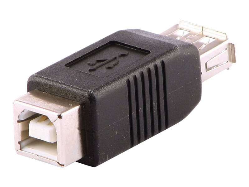 Lindy USB Adapter - USB-Adapter - USB (W) zu USB Typ B (W) - USB 2.0 - Schwarz