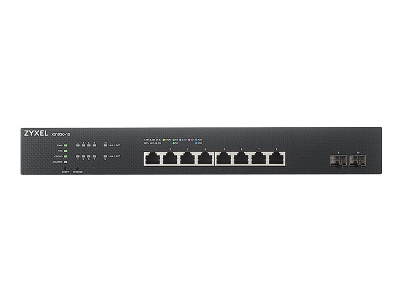 ZyXEL XS1930-10 - Switch - Smart - 8 x 100/1000/2.5G/5G/10GBase-T