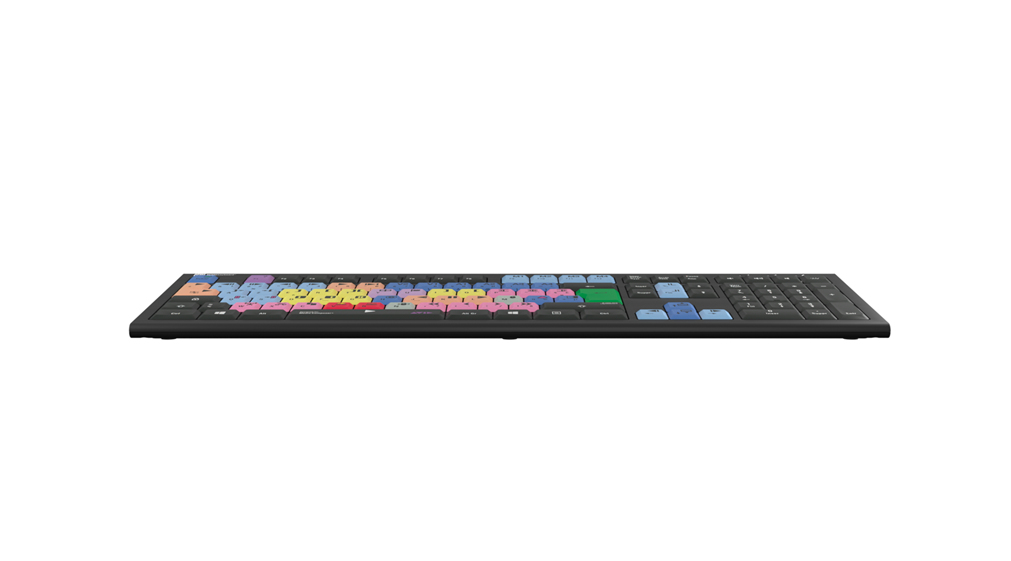 Logickeyboard LKB-MCOM4-A2PC-FR - Kabelgebunden - USB - Scherenschalter - LED - Schwarz - TL: Französisch, AZERTY, Ansicht 4