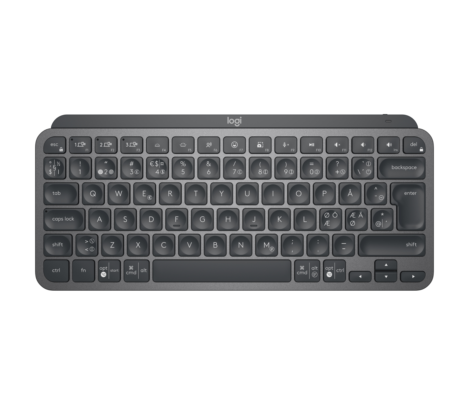 Logitech MX Keys Mini for Business - Tastatur - TL: Nordisch, QWERTY, Ansicht 2