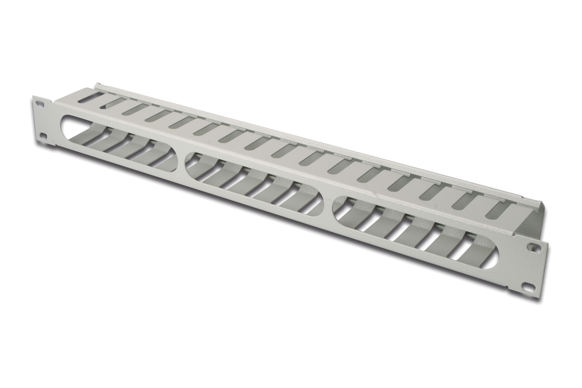 DIGITUS Kabelführungspanel mit abnehmbarer Blende für 483 mm (19)-Schränke, 1HE, Ansicht 3