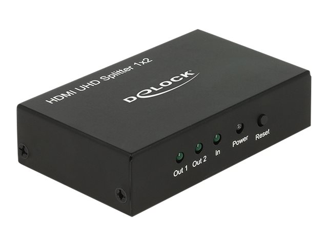 Delock HDMI UHD Splitter 1 x HDMI in > 2 x HDMI out 4K