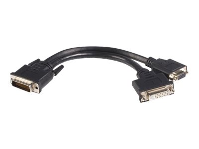 StarTech.com 20cm LFH 59 Stecker auf DVI-I VGA DMS 59 Buchse Kabel - DMS zu VGA Adapter - DMS-59  VGA Y-Kabel - Videokabel - Dual Link - DMS-59 (M)