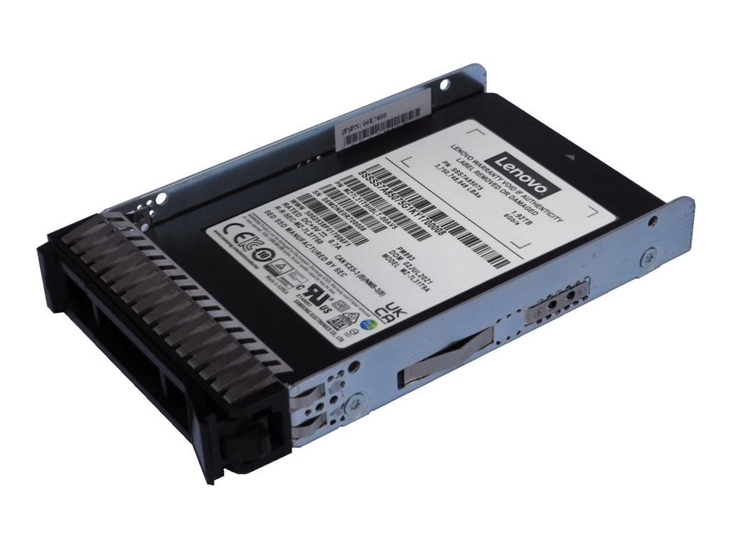Lenovo SSD - Read Intensive - verschlüsselt - 15.36 TB - Anbieterunabhängig - Hot-Swap - 2.5" (6.4 cm)