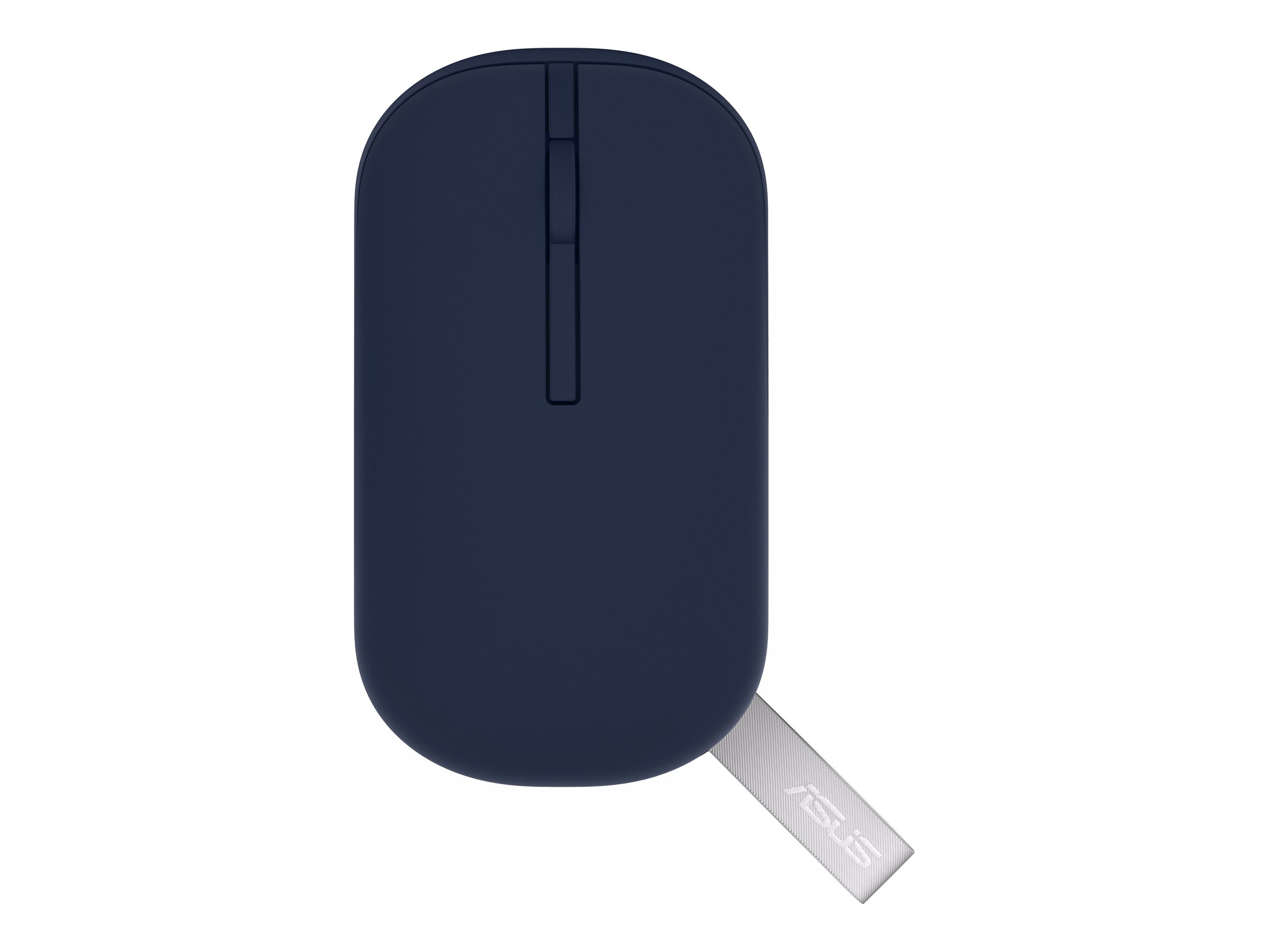 ASUS MD100 - Maus - rechts- und linkshändig - optisch - kabellos - 2.4 GHz, Bluetooth 5.0 LE - kabelloser Empfänger (USB)