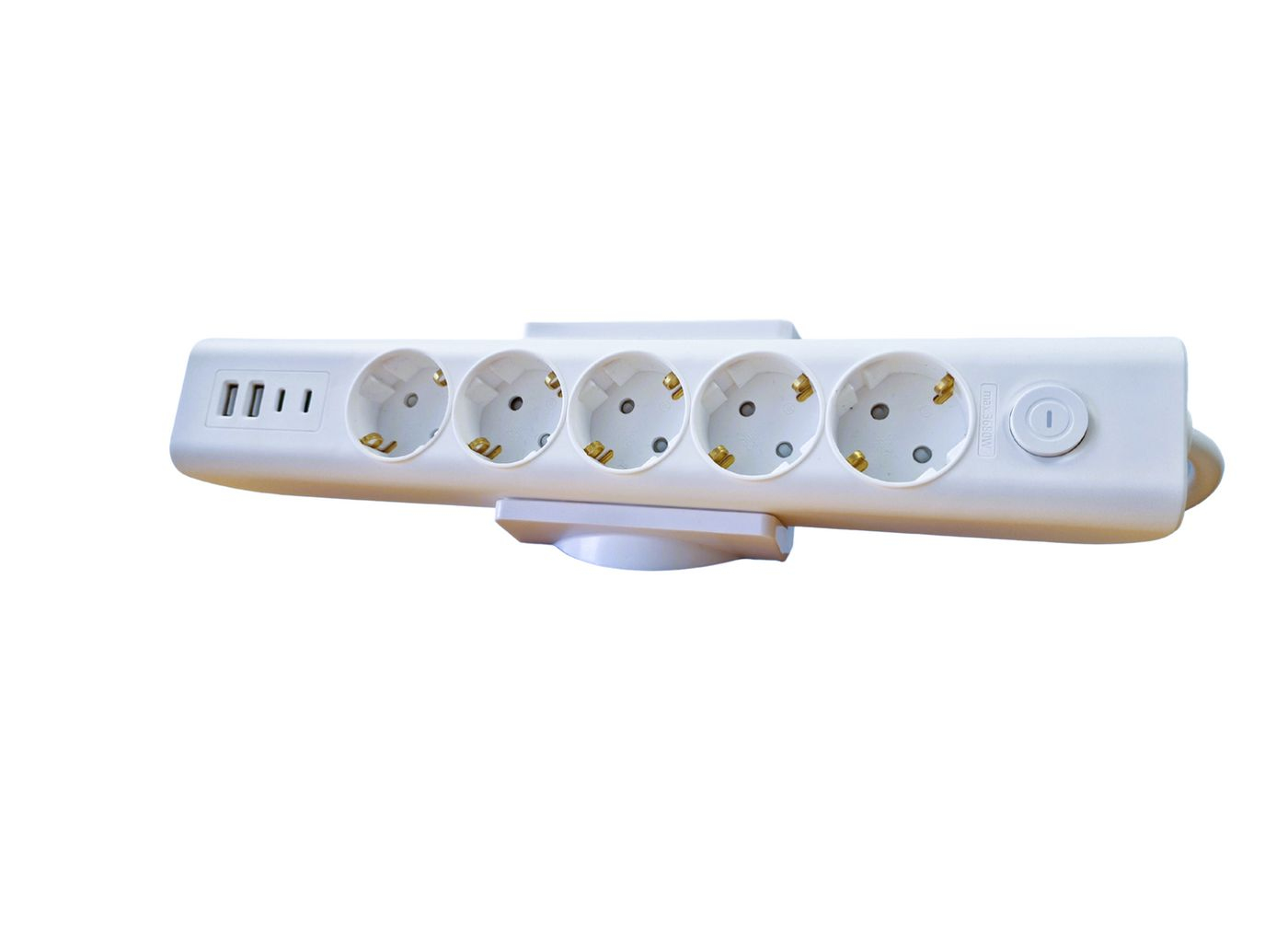 MicroConnect Power strip desk mount clamp grip power strips up to, Ansicht 4